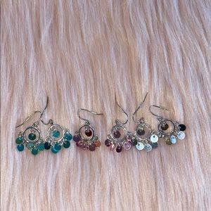 3 Pairs of Earrings